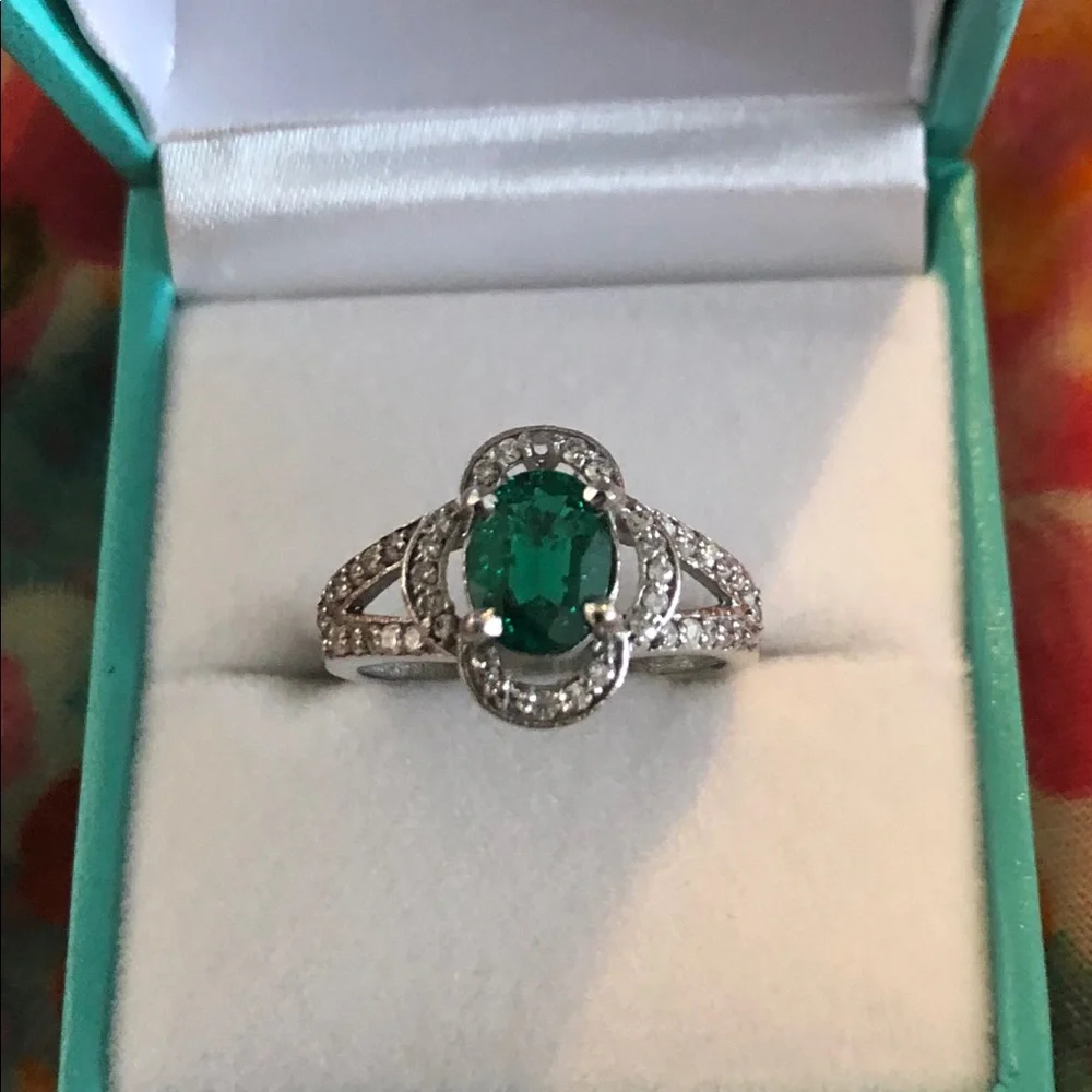 ⛔️Sold⛔️14k white gold ring - Picture 5 of 8